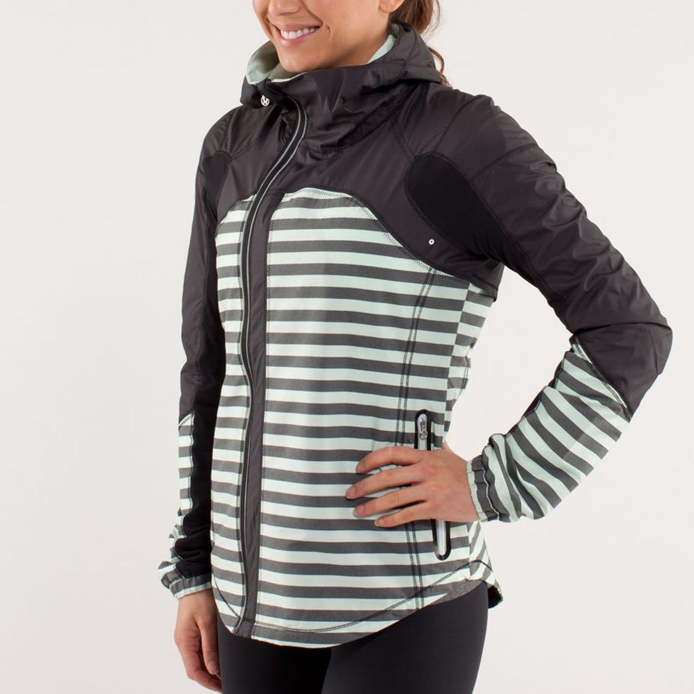 Striped Lululemon Outer Wear Jacket - image 2